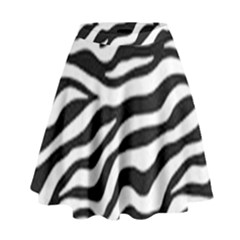 Tiger White-black 003 Jpg High Waist Skirt by nate14shop