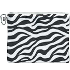 Tiger White-black 003 Jpg Canvas Cosmetic Bag (xxxl) by nate14shop