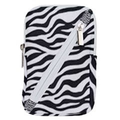 Tiger White-black 003 Jpg Belt Pouch Bag (large) by nate14shop