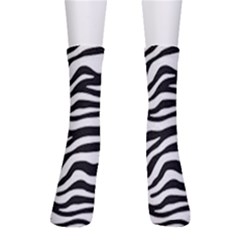 Tiger White-black 003 Jpg Crew Socks