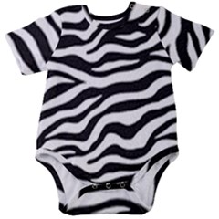 Tiger White-black 003 Jpg Baby Short Sleeve Onesie Bodysuit by nate14shop