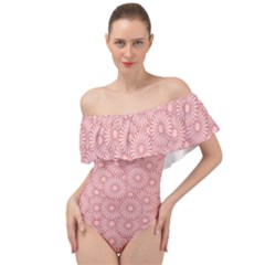 Flora Off Shoulder Velour Bodysuit  by nate14shop