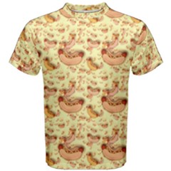 Hot-dog-pizza Men s Cotton Tee by nate14shop
