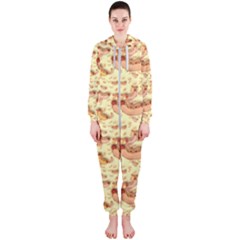 Hot-dog-pizza Hooded Jumpsuit (Ladies)