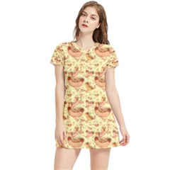 Hot-dog-pizza Women s Sports Skirt by nate14shop