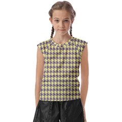 Houndstooth Kids  Raglan Cap Sleeve Tee by nate14shop