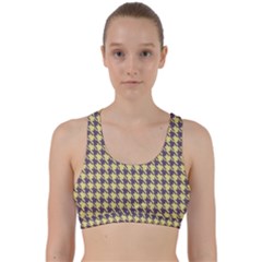 Houndstooth Back Weave Sports Bra by nate14shop