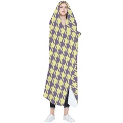 Houndstooth Wearable Blanket by nate14shop