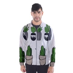 Succulents Men s Windbreaker