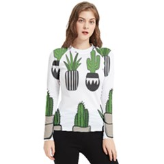 Succulents Women s Long Sleeve Rash Guard