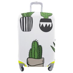 Succulents Luggage Cover (medium) by nate14shop