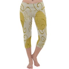 Sun Capri Yoga Leggings by nate14shop