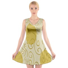 Sun V-neck Sleeveless Dress by nate14shop