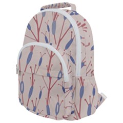 Abstract-006 Rounded Multi Pocket Backpack