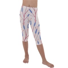 Abstract-006 Kids  Lightweight Velour Capri Leggings  by nate14shop