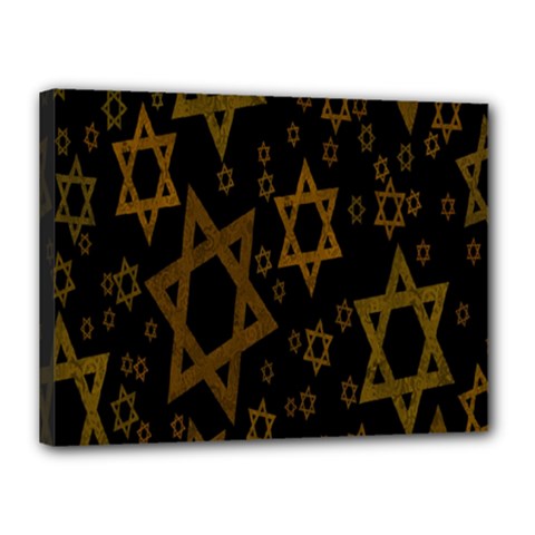 Star-of-david Canvas 16  X 12  (stretched)
