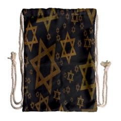 Star-of-david Drawstring Bag (large) by nate14shop