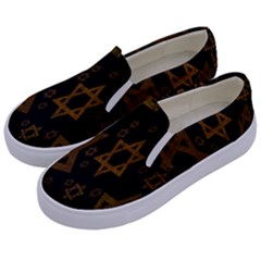 Star-of-david Kids  Canvas Slip Ons by nate14shop