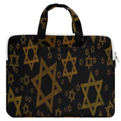 Star-of-david Macbook Pro 16  Double Pocket Laptop Bag  by nate14shop