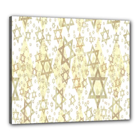 Star-of-david-001 Canvas 24  X 20  (stretched) by nate14shop