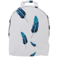 Feather Bird Mini Full Print Backpack by artworkshop