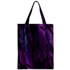 Feather Zipper Classic Tote Bag by artworkshop