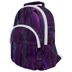 Feather Rounded Multi Pocket Backpack by artworkshop