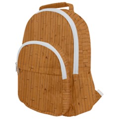 Hardwood Vertical Rounded Multi Pocket Backpack by artworkshop