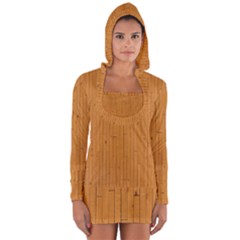 Hardwood Vertical Long Sleeve Hooded T-shirt