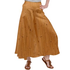 Hardwood Vertical Satin Palazzo Pants