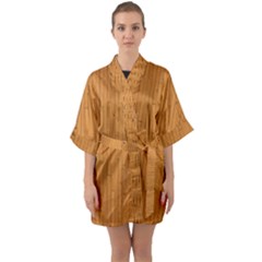 Hardwood Vertical Half Sleeve Satin Kimono  by artworkshop