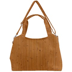 Hardwood Vertical Double Compartment Shoulder Bag by artworkshop