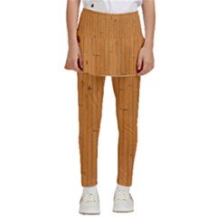 Hardwood Vertical Kids  Skirted Pants by artworkshop