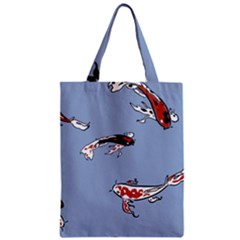 Fish Carp Koi Koi Zipper Classic Tote Bag by artworkshop