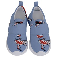 Fish Carp Koi Koi Kids  Velcro No Lace Shoes