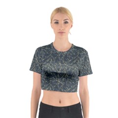 Nature Twigs Cotton Crop Top by artworkshop