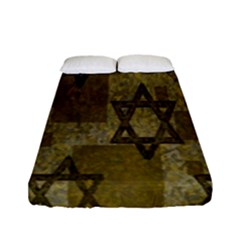 Star-of-david-002 Fitted Sheet (full/ Double Size) by nate14shop