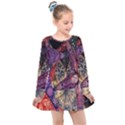 Stars-001 Kids  Long Sleeve Dress View1