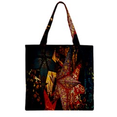 Stars-002 Zipper Grocery Tote Bag by nate14shop