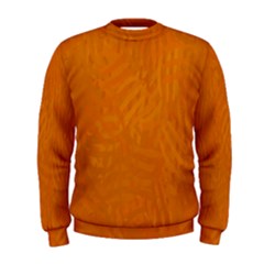 Orange Men s Sweatshirt by nate14shop