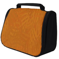 Orange Full Print Travel Pouch (big) by nate14shop