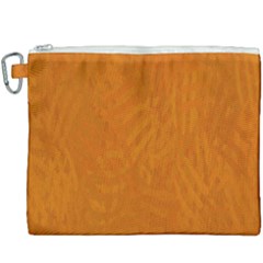 Orange Canvas Cosmetic Bag (xxxl) by nate14shop