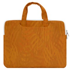 Orange Macbook Pro 16  Double Pocket Laptop Bag  by nate14shop