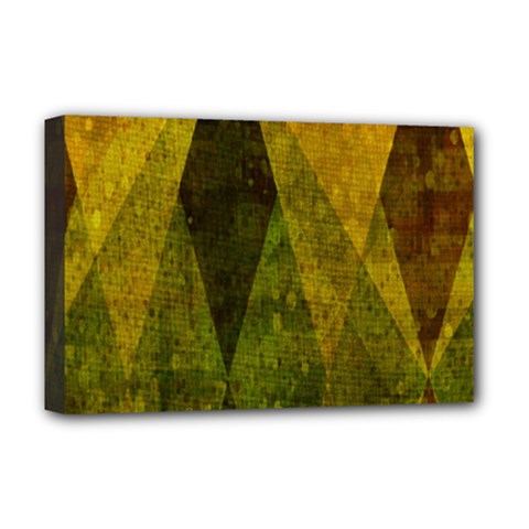 Rhomboid 001 Deluxe Canvas 18  X 12  (stretched) by nate14shop