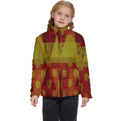 Rhomboid 003 Kids  Puffer Bubble Jacket Coat by nate14shop