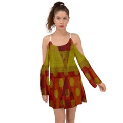 Rhomboid 003 Kimono Sleeves Boho Dress by nate14shop