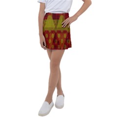 Rhomboid 003 Kids  Tennis Skirt by nate14shop