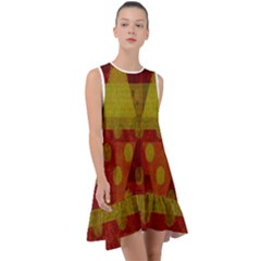 Rhomboid 003 Frill Swing Dress by nate14shop