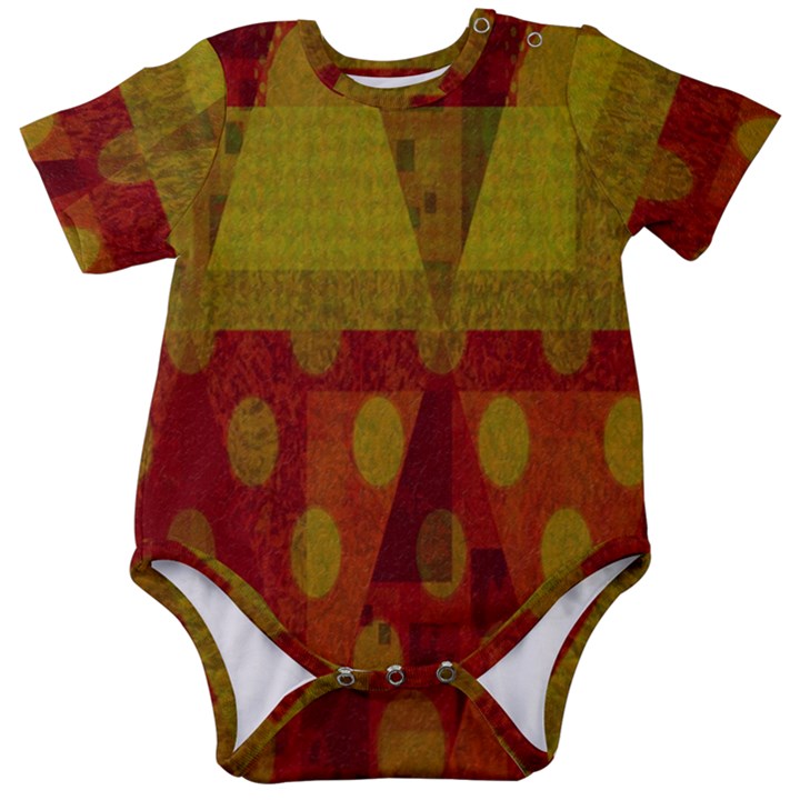 Rhomboid 003 Baby Short Sleeve Onesie Bodysuit