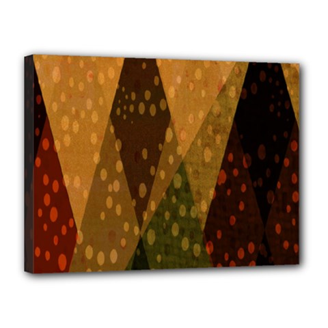 Rhomboid 004 Canvas 16  X 12  (stretched) by nate14shop